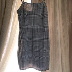 Plaid Patterned Fitted Dress